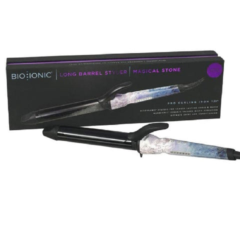 Bioionic Long Barrel Curling Iron 1.25" (black)